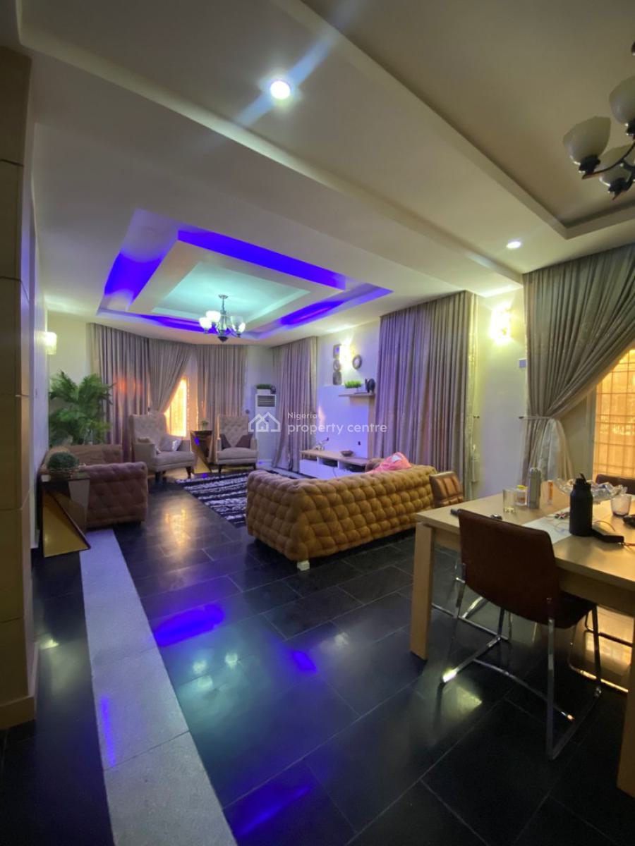 5 Bedroom Furnished Apartment with Two Rooms Bq, Life Camp, Abuja, House for Rent
