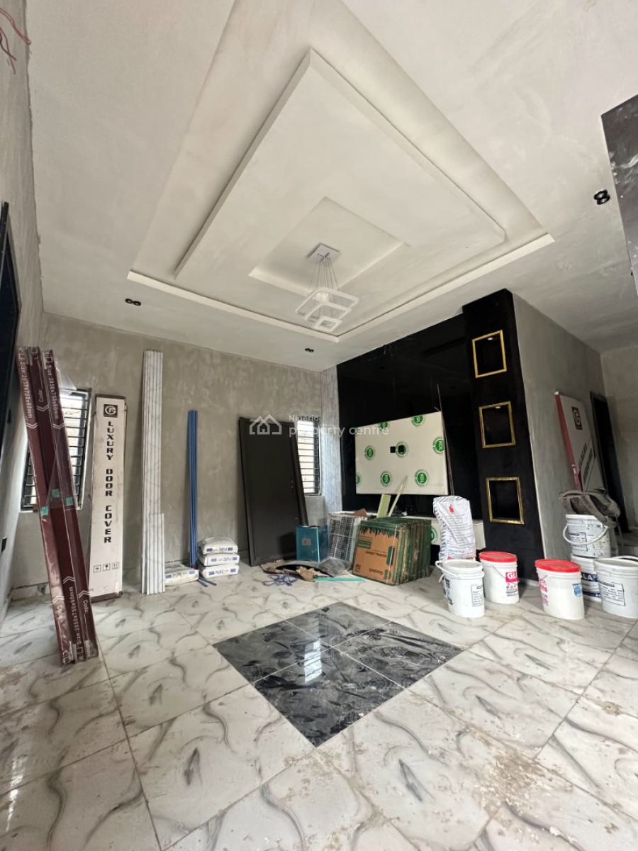Newly Built 5-beds Duplex of 3-beds Upstairs & 2-beds Downstairs with, Olapade Estate, Behind Nnpc Filling Station, Ologuneru Junction, Ibada, Ologuneru, Ibadan, Oyo, Detached Duplex for Sale