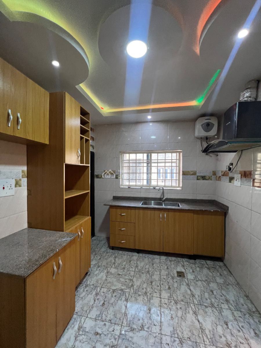 Standard Clean 3 Bedroom Apartment with Balcony, Inside a Well Secured Estate Along Sunnyvale Expressway, Tarred Road, Apo, Abuja, Flat / Apartment for Rent