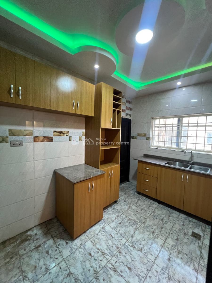 Standard Clean 3 Bedroom Apartment with Balcony, Inside a Well Secured Estate Along Sunnyvale Expressway, Tarred Road, Apo, Abuja, Flat / Apartment for Rent