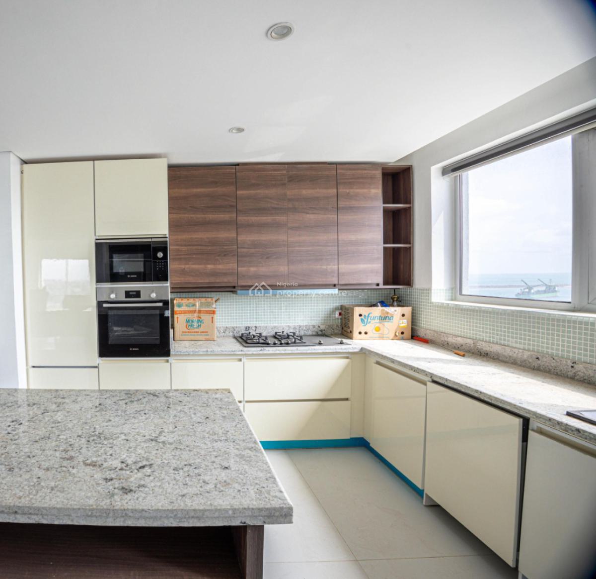 Furnished 4 Bedroom Oceanview Penthouse with a Room Bq Fully Serviced, Marwa, Victoria Island (vi), Lagos, Flat / Apartment for Rent