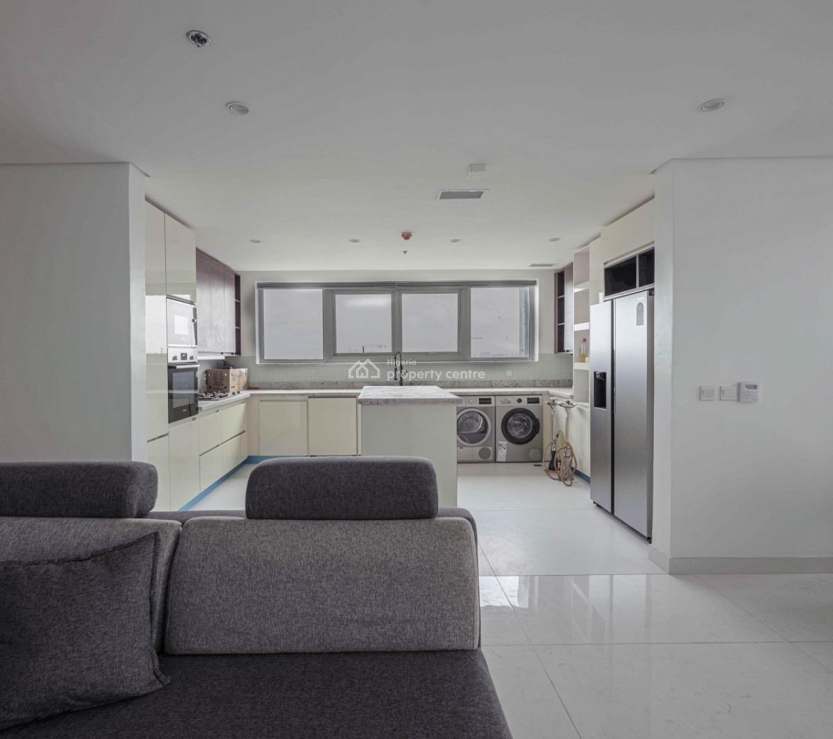 Furnished 4 Bedroom Oceanview Penthouse with a Room Bq Fully Serviced, Marwa, Victoria Island (vi), Lagos, Flat / Apartment for Rent