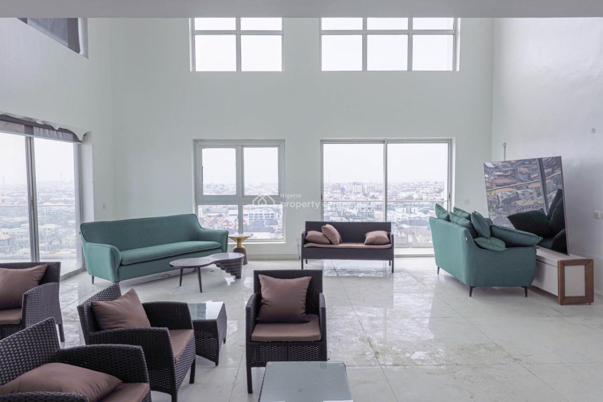Furnished 4 Bedroom Oceanview Penthouse with a Room Bq Fully Serviced, Marwa, Victoria Island (vi), Lagos, Flat / Apartment for Rent