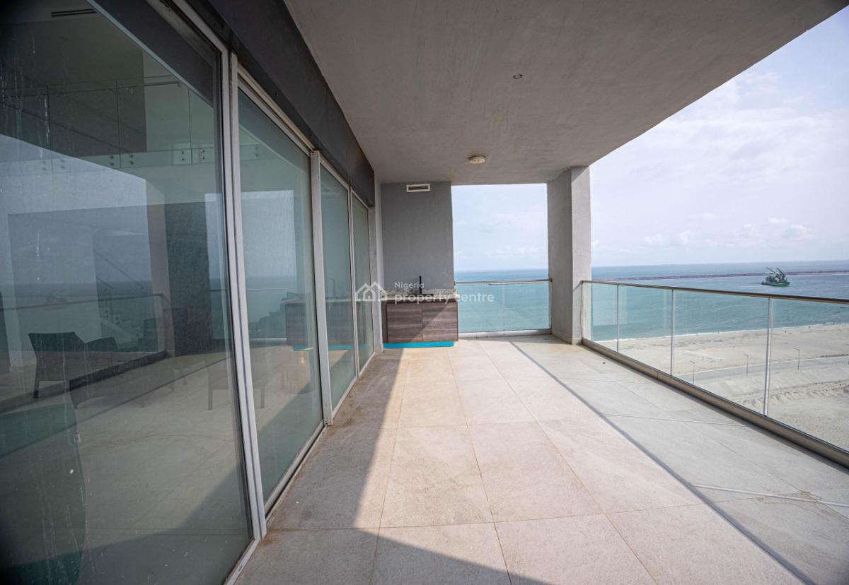 Furnished 4 Bedroom Oceanview Penthouse with a Room Bq Fully Serviced, Marwa, Victoria Island (vi), Lagos, Flat / Apartment for Rent
