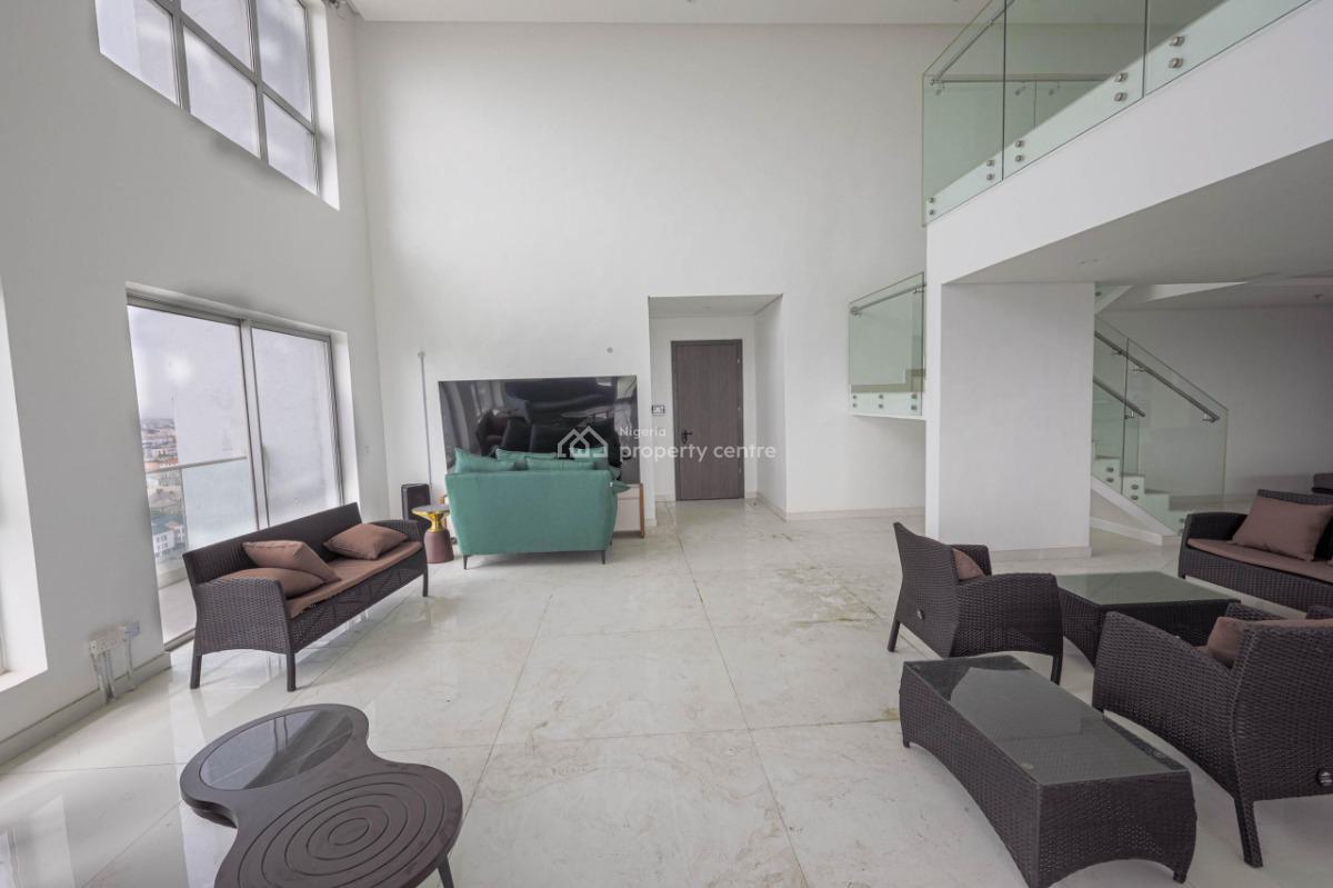 Furnished 4 Bedroom Oceanview Penthouse with a Room Bq Fully Serviced, Marwa, Victoria Island (vi), Lagos, Flat / Apartment for Rent