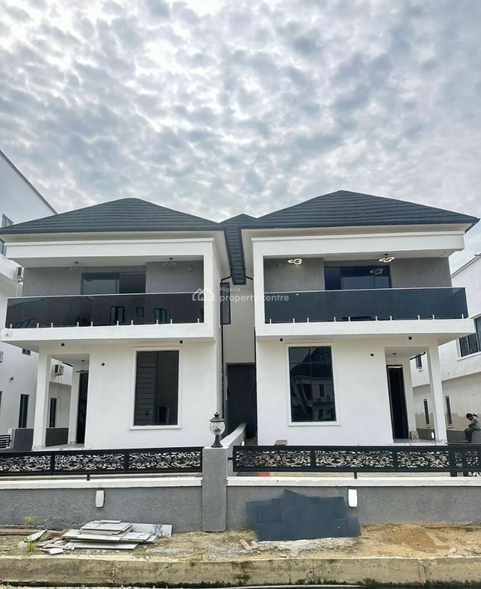 2 Units of 5 Bedroom Semi Detached Duplex with Bq and Swimming Pool, Megamound, Lekki, Lagos, Semi-detached Duplex for Sale
