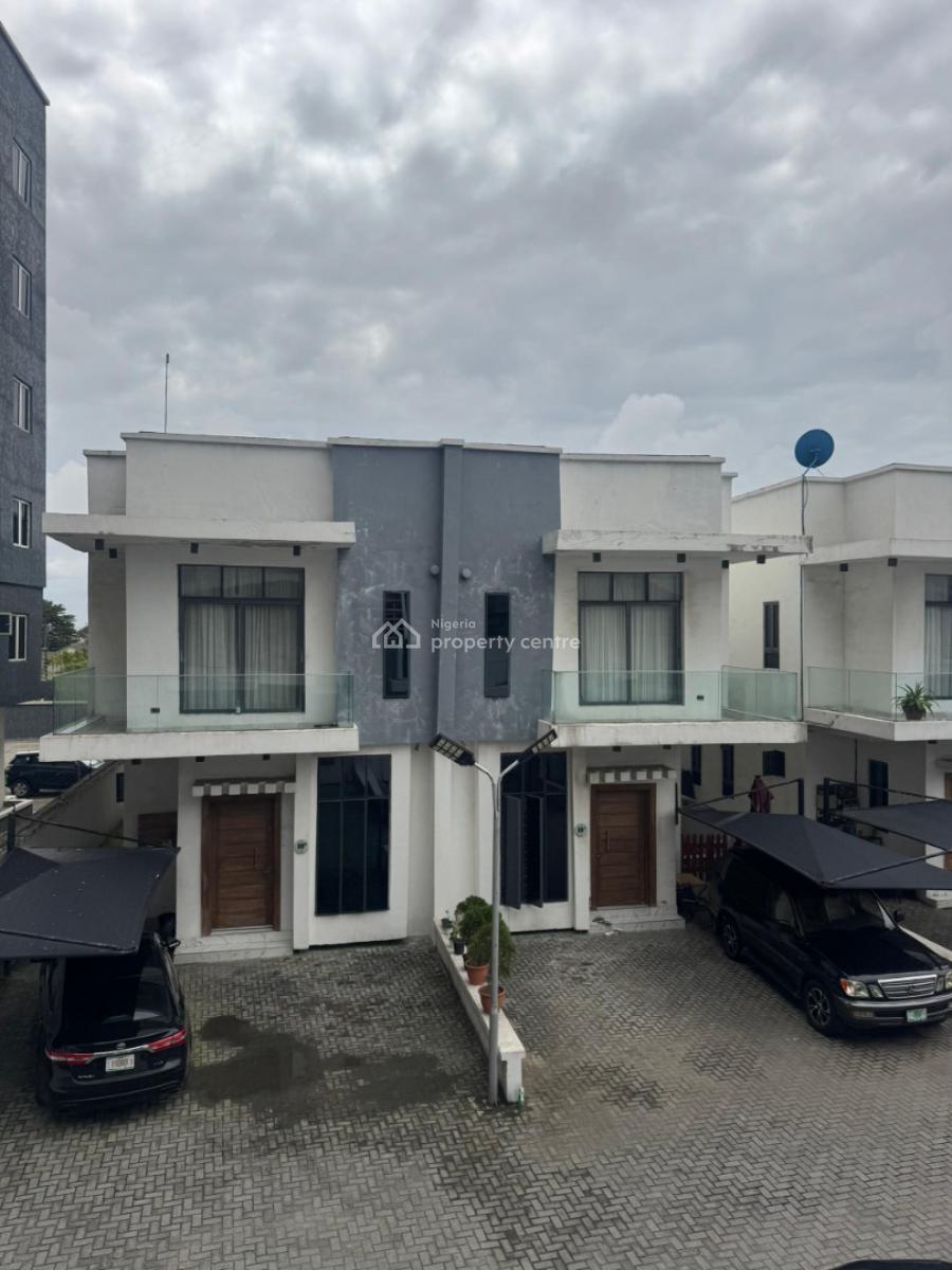 The Most Affordable 4 Bedroom Semi Detached Duplex with Bq, Within a Call to Access Estate After Pinnock Beach, Osapa, Lekki, Lagos, Semi-detached Duplex for Sale