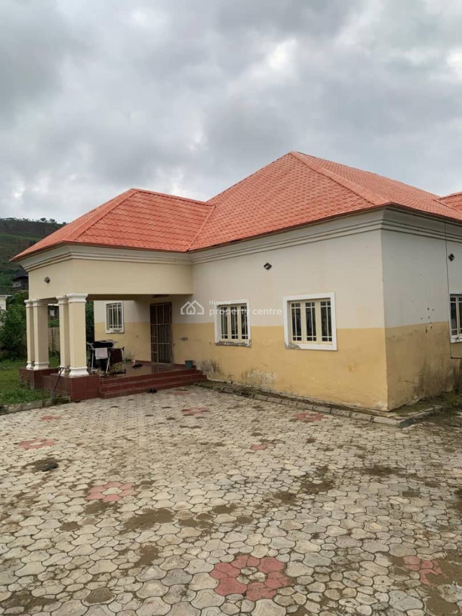 Distress 4 Bedroom Detached Bungalow, Post Service Military Estate, Kurudu, Abuja, Detached Bungalow for Sale