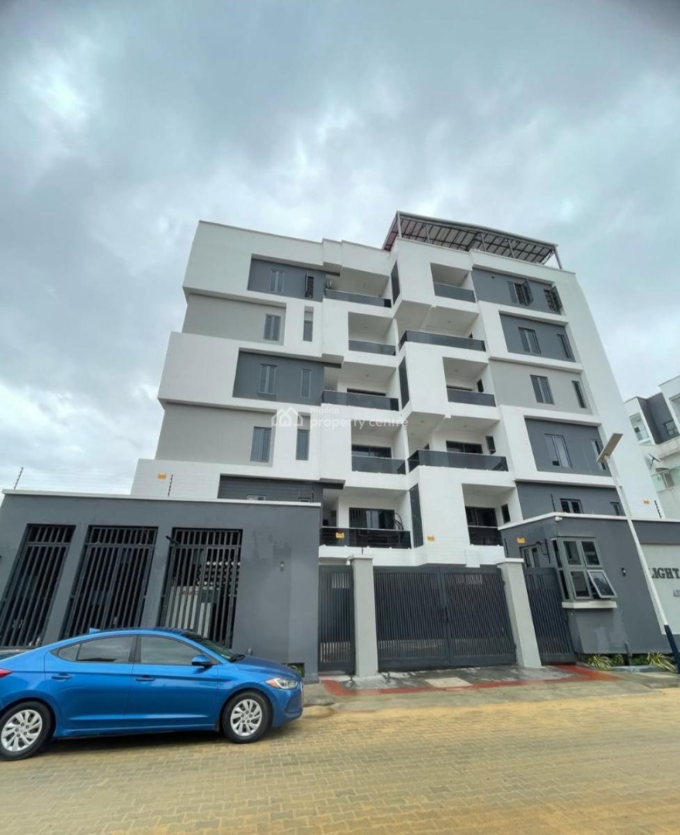 Serviced 2 Bedroom En-suite New Flat with Fitted Kitchen, Elevator, Op, Lekki Phase 1, Lekki, Lagos, Flat / Apartment for Rent