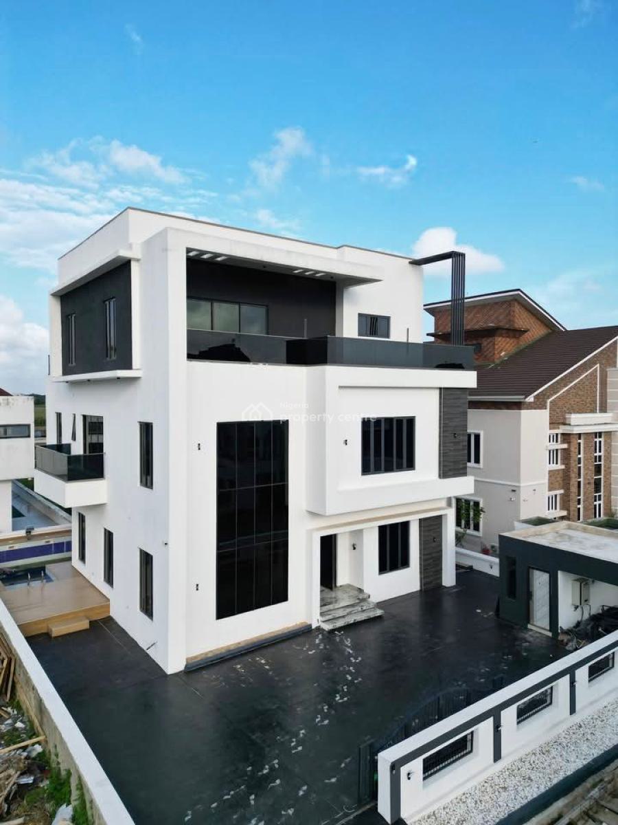 Smart Luxury 5 Bedroom Duplex with Pool Cinema Rooftop Terrace & Bq, Pinnock Beach Osapa London, Lekki, Lagos, Detached Duplex for Sale