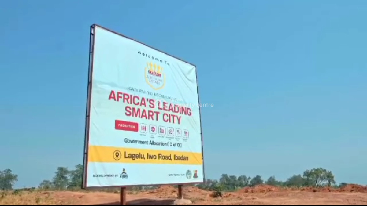 Premium Land with Government Allocated C of O, Lagelu, Iwo Road, Ibadan, Ibadan, Oyo, Mixed-use Land for Sale