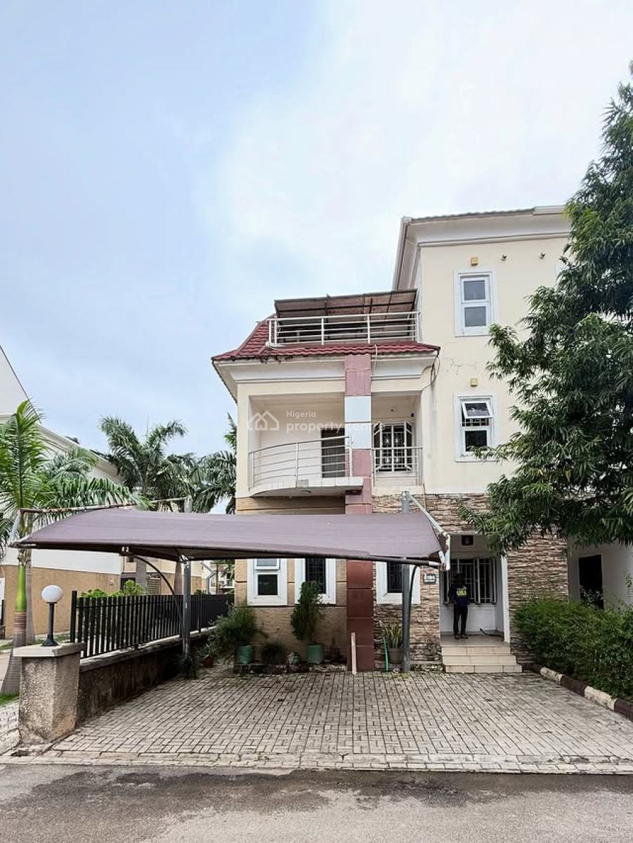 Spacious 4 Bedroom Terrace Duplex with a Room Bq, Jabi, Abuja, Terraced Duplex for Rent