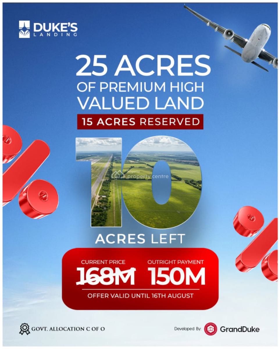 Pre-launch Offer on Land Close to The Lekki International Airport, Duke’s Landing, Close to The Lekki Airport, Ibeju Lekki, Lagos, Residential Land for Sale