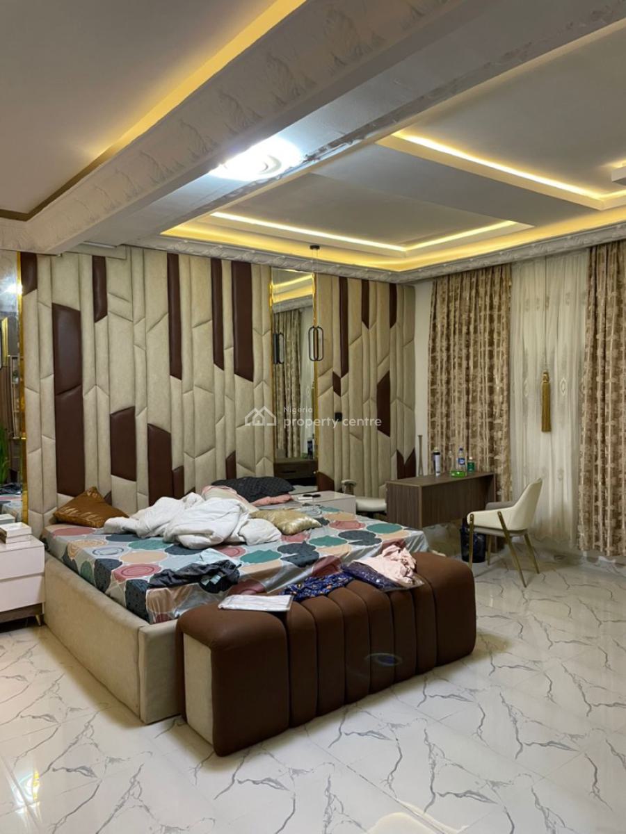 Furnished 4bedroom Terrace Duplex Comes with 24hrs Light, Gated Estate on Mobile Road, Ajah, Lagos, Terraced Duplex for Rent