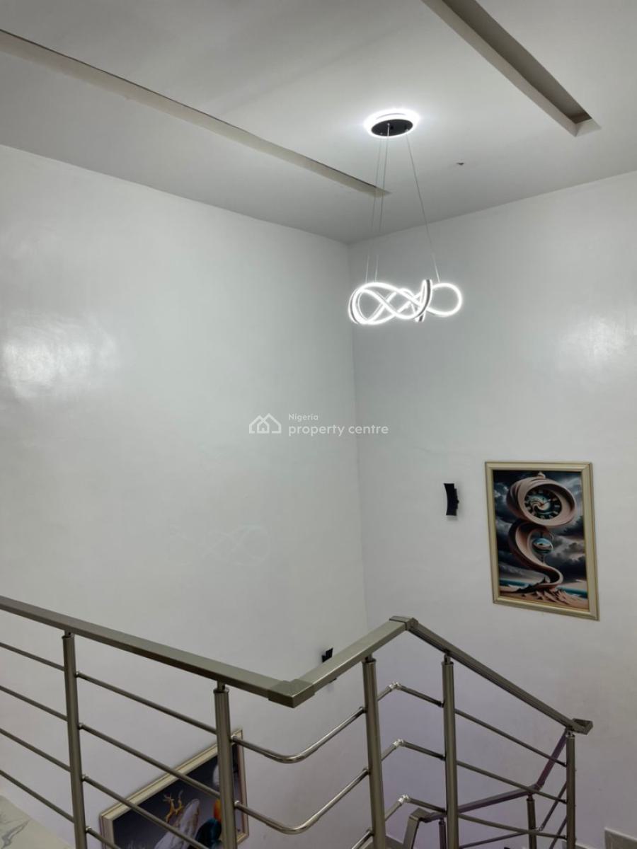 Furnished 4bedroom Terrace Duplex Comes with 24hrs Light, Gated Estate on Mobile Road, Ajah, Lagos, Terraced Duplex for Rent