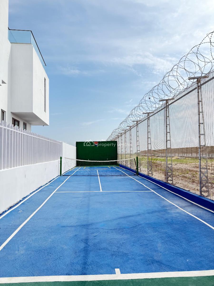 Word Class 5 Bedroom with Cinema, Tennis & Basketball Court, Pool, Bq, Comes with Basketball & Tennis Court, Elevator and Cinema, Osapa, Lekki, Lagos, Detached Duplex for Sale