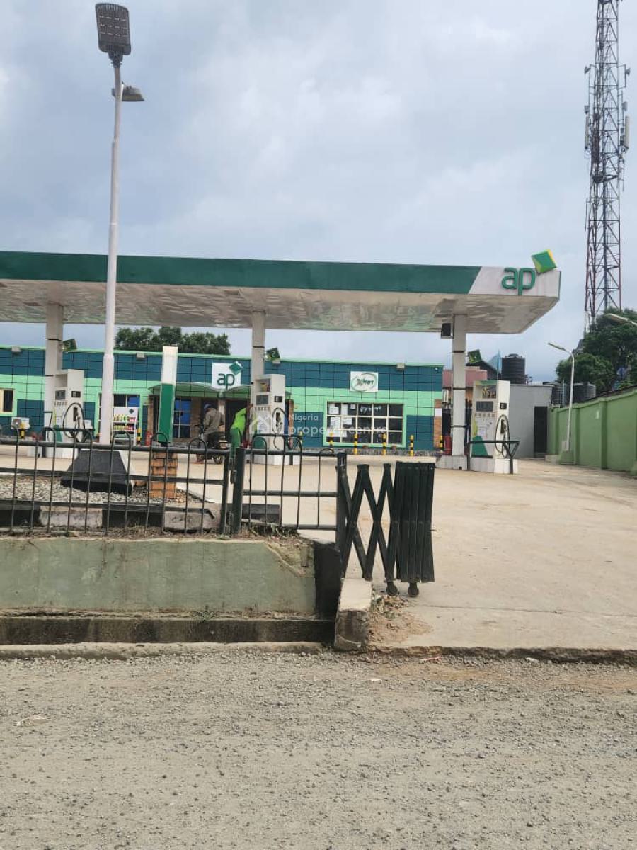 Functional Filling Station with Super Mart Luba  on 2 Plots, Ajuwon, Ifo, Ogun, Filling Station for Sale