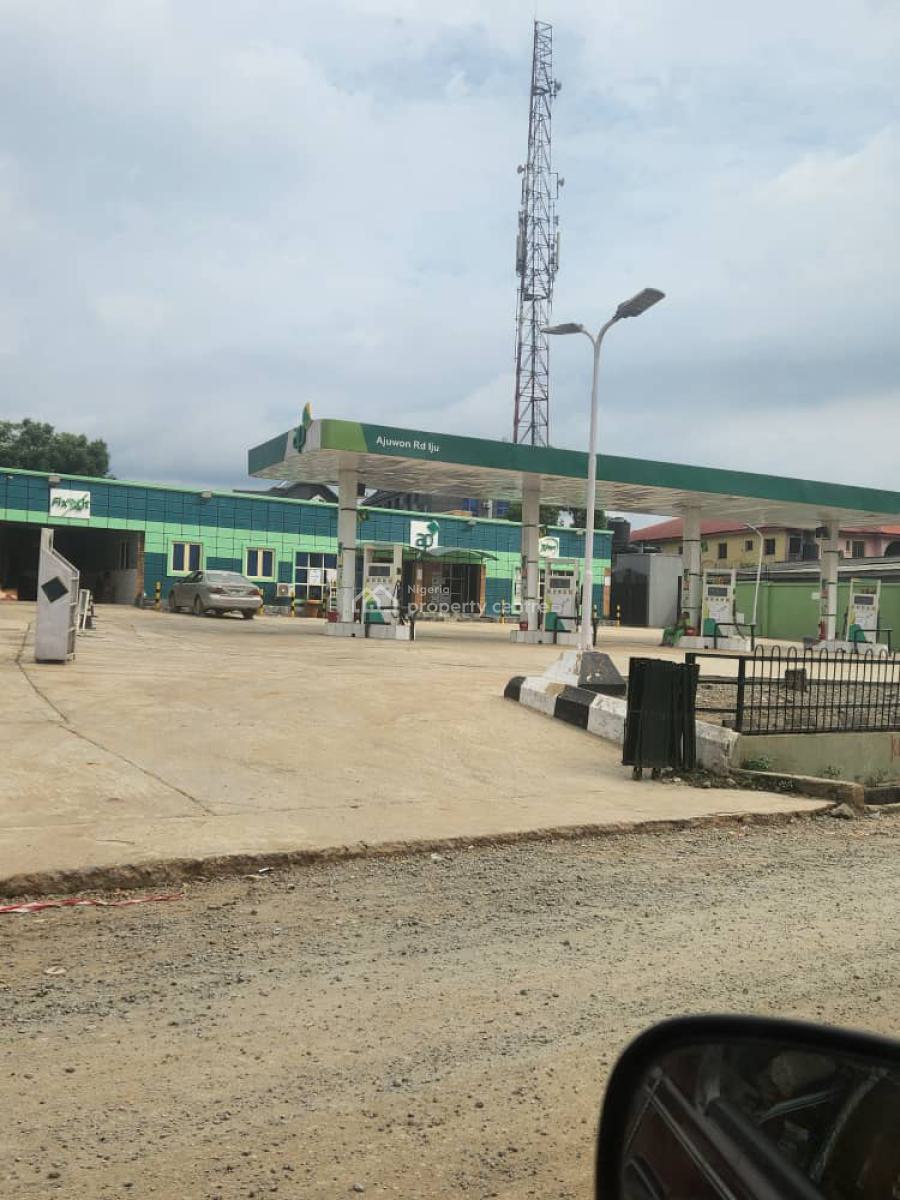 Functional Filling Station with Super Mart Luba  on 2 Plots, Ajuwon, Ifo, Ogun, Filling Station for Sale
