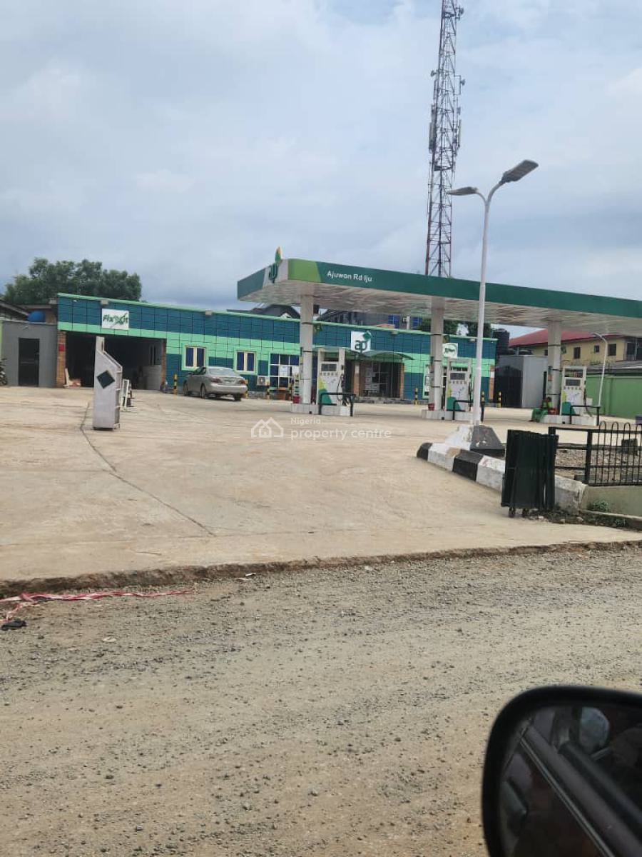 Functional Filling Station with Super Mart Luba  on 2 Plots, Ajuwon, Ifo, Ogun, Filling Station for Sale