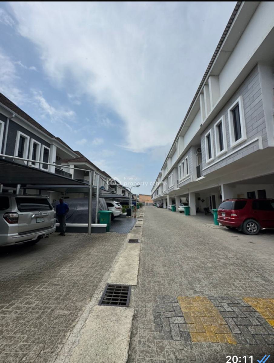 24 Hours Light Luxury 4 Bedroom Duplex Semi Detached with Bq &pool Gym, Orchid Road Lekki, Lekki, Lagos, Semi-detached Duplex for Rent