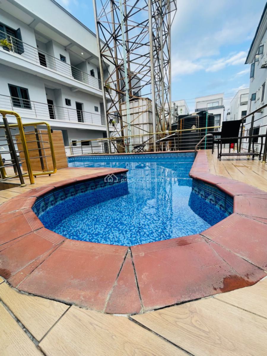 Fully Service 2 Bedroom Apartment with Acs, Gym, Pool & 24/7 Power, Ikota Villa, Lekki, Lagos, Flat / Apartment for Rent