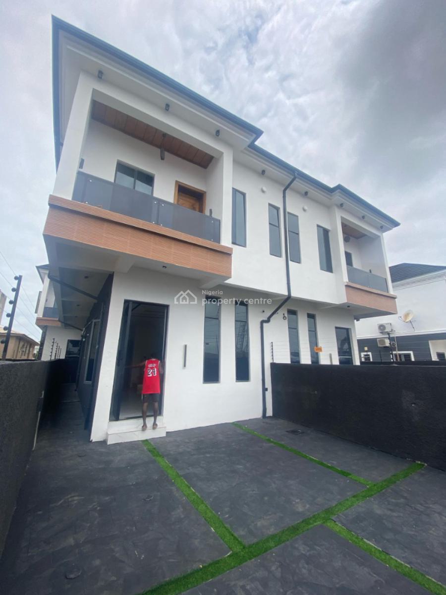 Spacious Newly Built Self Compound 4 Bedroom House, Agungi, Lekki, Lagos, Agungi, Lekki, Lagos, Semi-detached Duplex for Sale