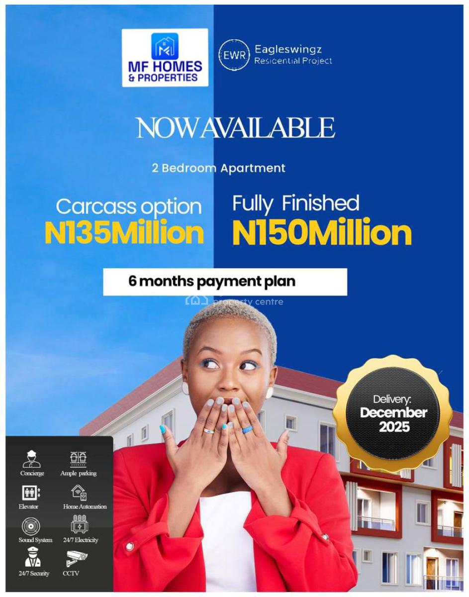 Own Prestige, Own Eagles Wingz -- Luxury Just 10mins From The Airport, Adeniyi Jones Ikeja in a Gated and Secured Estate, Ikeja, Lagos, Block of Flats for Sale
