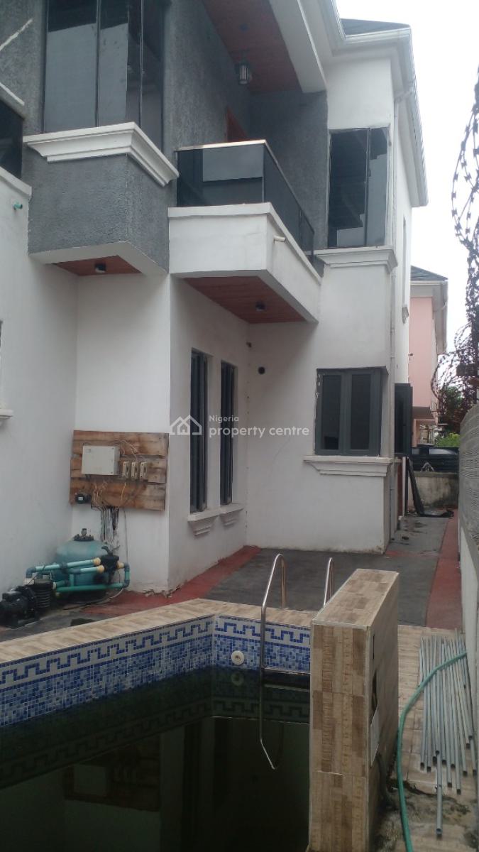 Newly Built 5bedroom Fully Detached Duplex with a Bq + Swimming Pool a, Orchid Road, Before Orchid Roundabout, Second Toll Gate, Lekki, Lagos, Detached Duplex for Sale