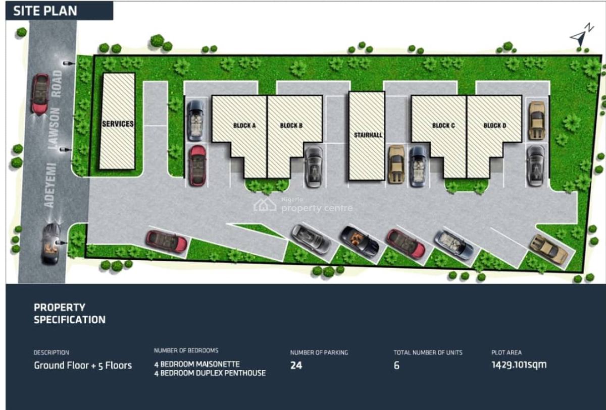 4 Bed Semi Detached Villas, Old Ikoyi, Ikoyi, Lagos, Semi-detached Duplex for Sale