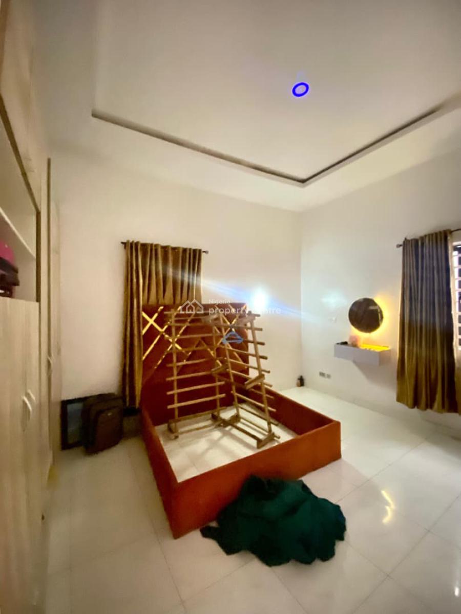 Luxury Semi Master Bedroom with Ac, Bed Frame & Curtains, Oral Estate, Lekki Lagos, Lekki, Lagos, Flat / Apartment for Rent