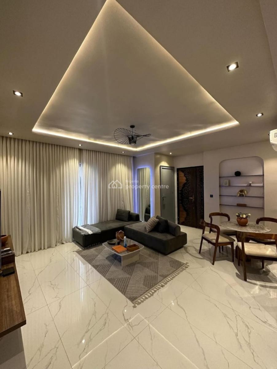 Tastefully Furnished and Serviced 2 Bedroom En-suite Flat with Fitted, Lekki Phase 1, Lekki, Lagos, Flat / Apartment for Rent