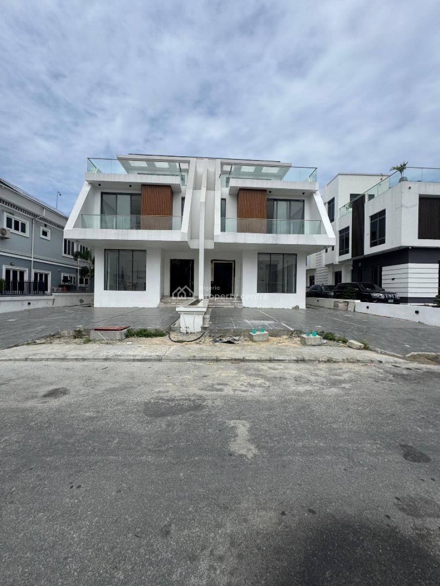 Luxury 4 Bedroom Semi Detached Duplex with a Bq,private Elevator, Cowrie Creek Estate Ikate, Ikate, Lekki, Lagos, Semi-detached Duplex for Sale