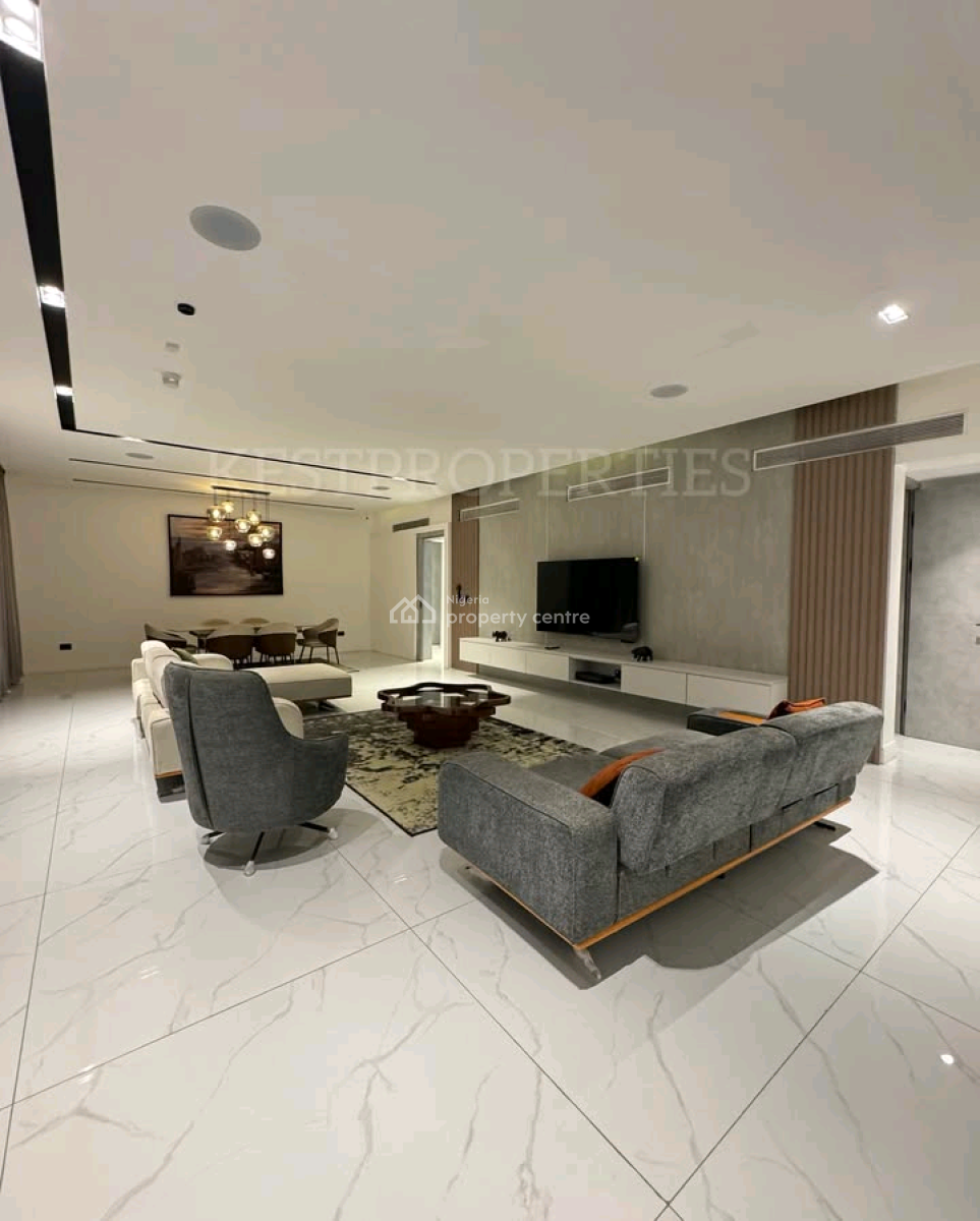 Stunning & Spacious 4-bedroom Apartment with 2 Room Bq, Swimming Pool, Ikoyi, Lagos, House for Sale