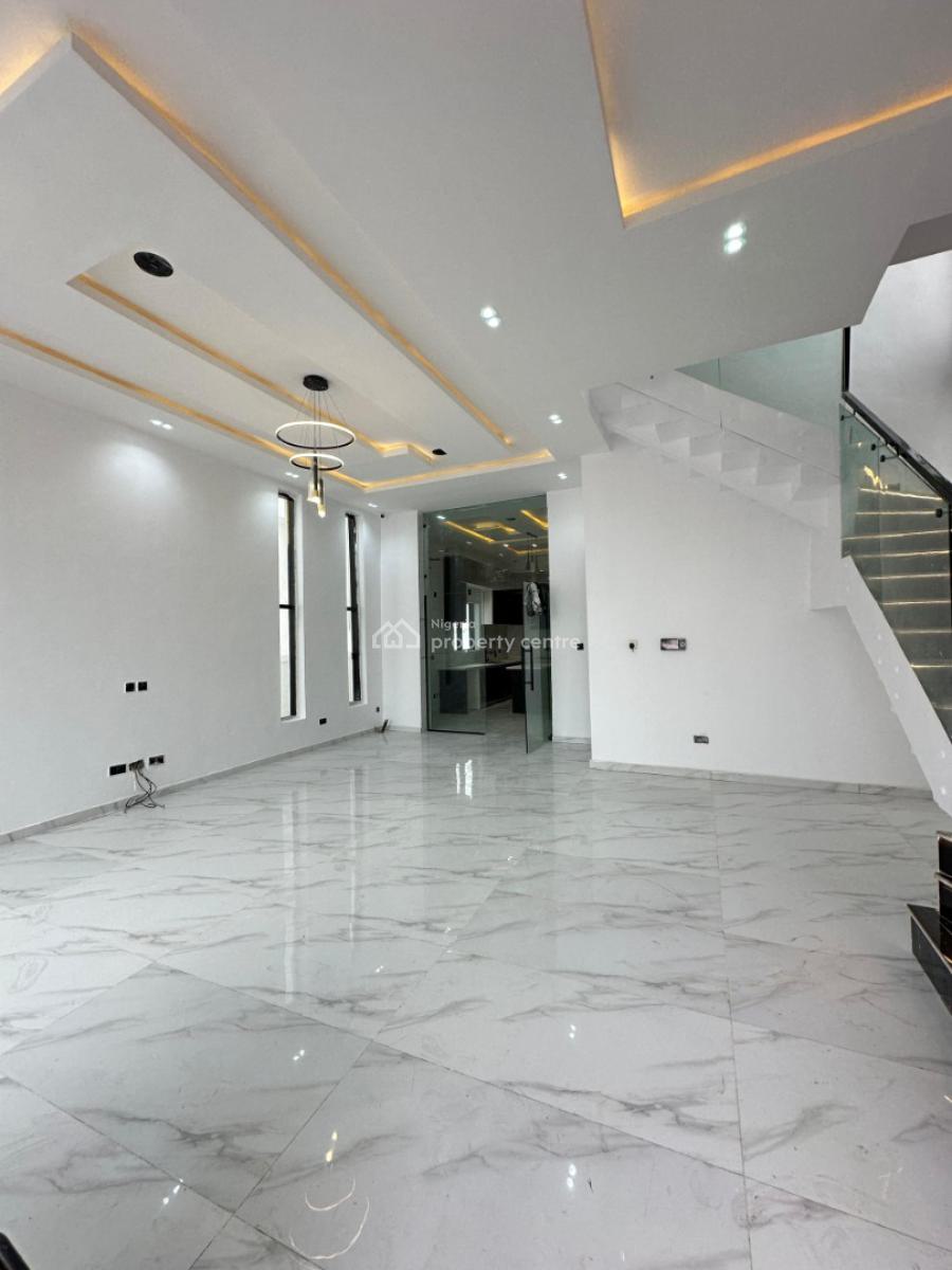Spacious 4 Bedrooms Fully Detached Duplex with Bq, Family Lounge and Pool, Chevron Estate, Lekki, Lagos, Detached Duplex for Sale