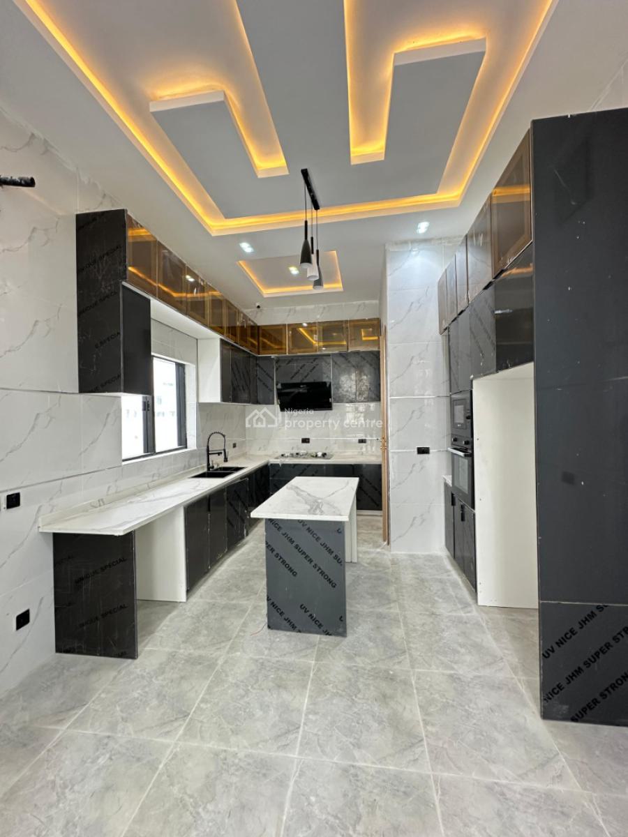 Spacious 4 Bedrooms Fully Detached Duplex with Bq, Family Lounge and Pool, Chevron Estate, Lekki, Lagos, Detached Duplex for Sale