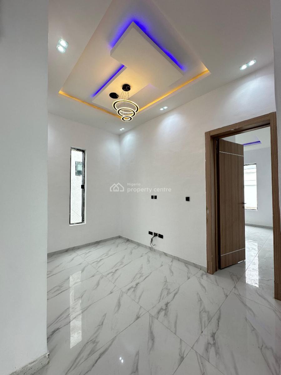 Contemporary Spacious 4 Bedroom Detached Duplex with Bq & Pool, Chevron, Lekki, Lagos, Detached Duplex for Sale