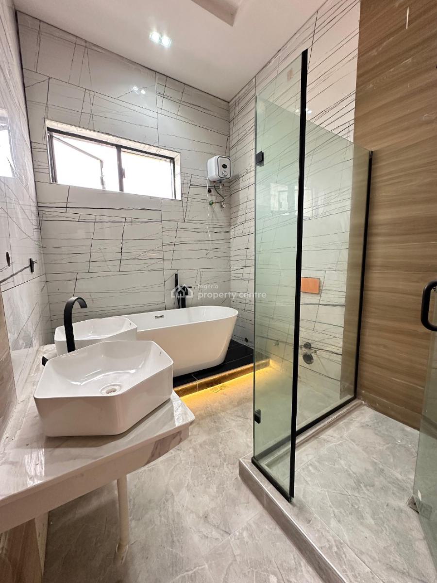 Contemporary Spacious 4 Bedroom Detached Duplex with Bq & Pool, Chevron, Lekki, Lagos, Detached Duplex for Sale