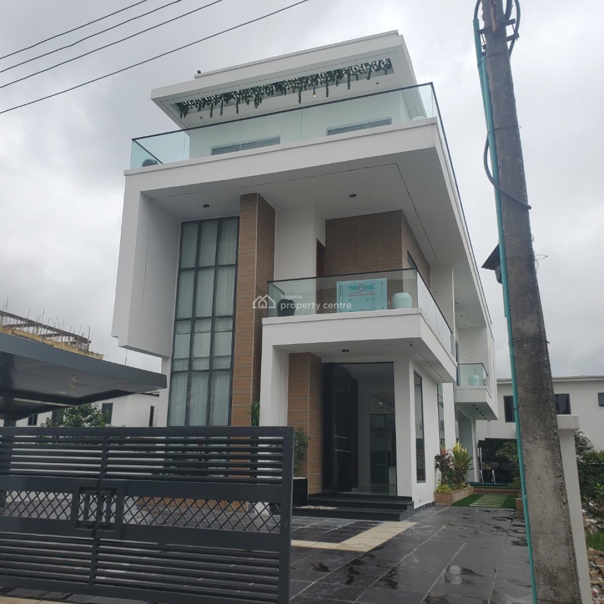 Gigantic 5 Bedroom Detached Duplex with Gym, Pool, Cinema, Osapa, Lekki, Lagos, Detached Duplex for Sale