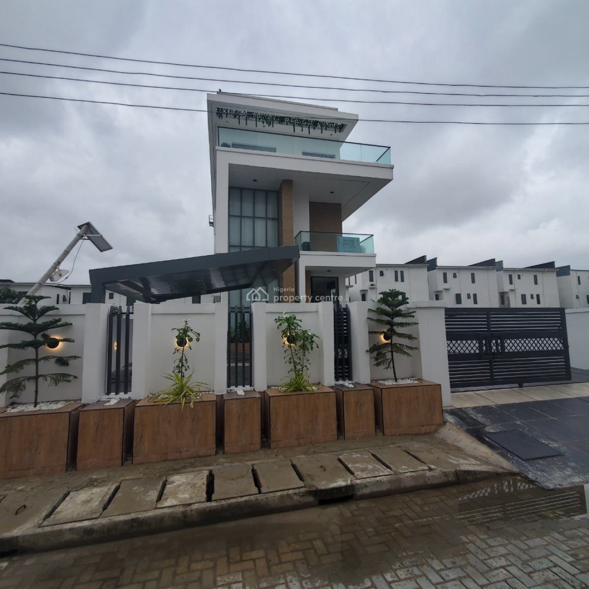 Exquisite 5bedroom Duplex with a Pool and Bq, Osapa, Lekki, Lagos, House for Sale