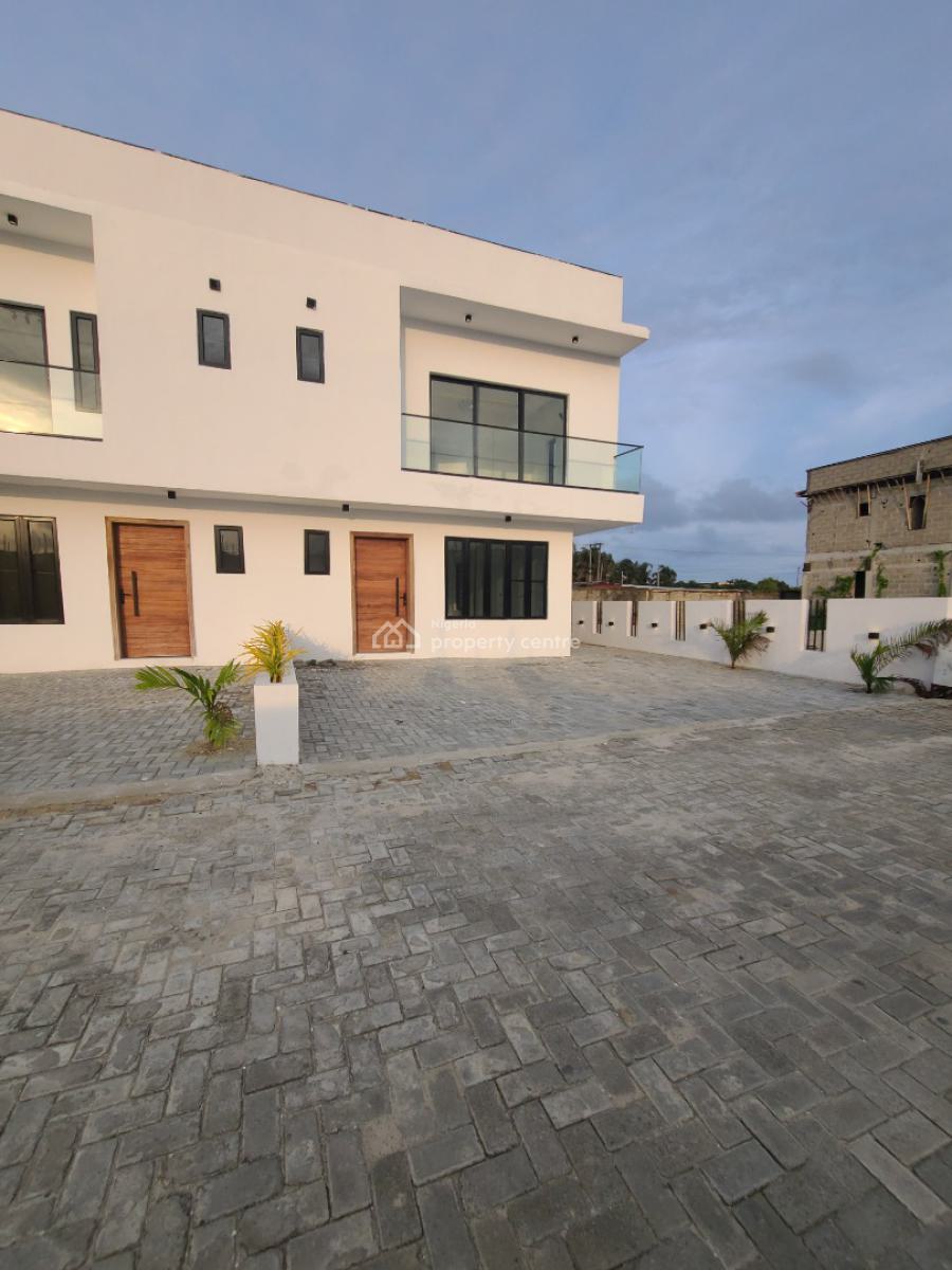 Luxury Beautiful 3 Bedroom Terrace Duplex with Bq, Abraham Adesanya Urban Prime Estate, Ajiwe, Ajah, Lagos, Terraced Duplex for Sale