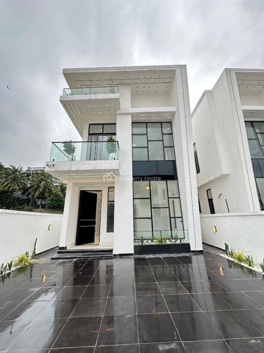 Clean Spacious 5 Bedroom Fully Detached Duplex with Bq and Pool, Chevron, Lekki, Lagos, Detached Duplex for Sale