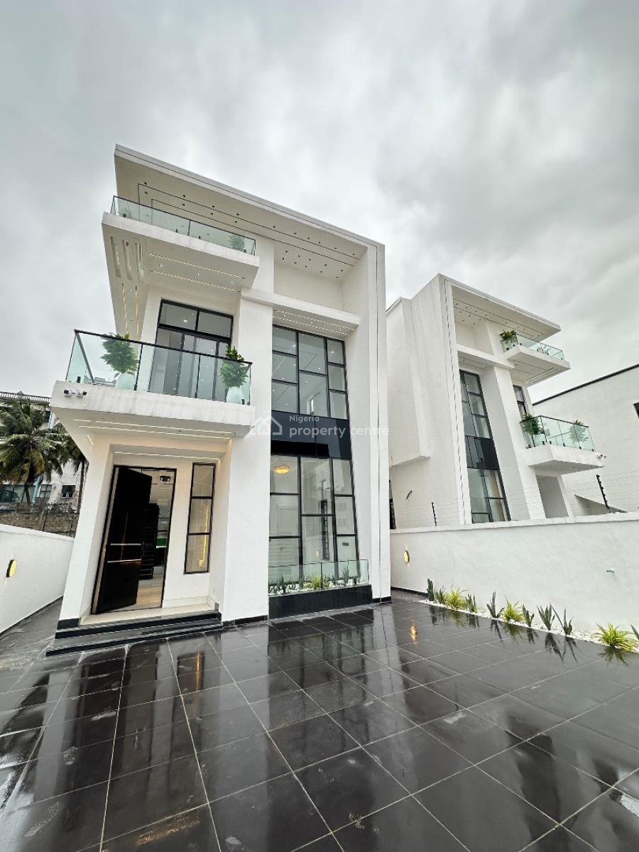 Clean Spacious 5 Bedroom Fully Detached Duplex with Bq and Pool, Chevron, Lekki, Lagos, Detached Duplex for Sale