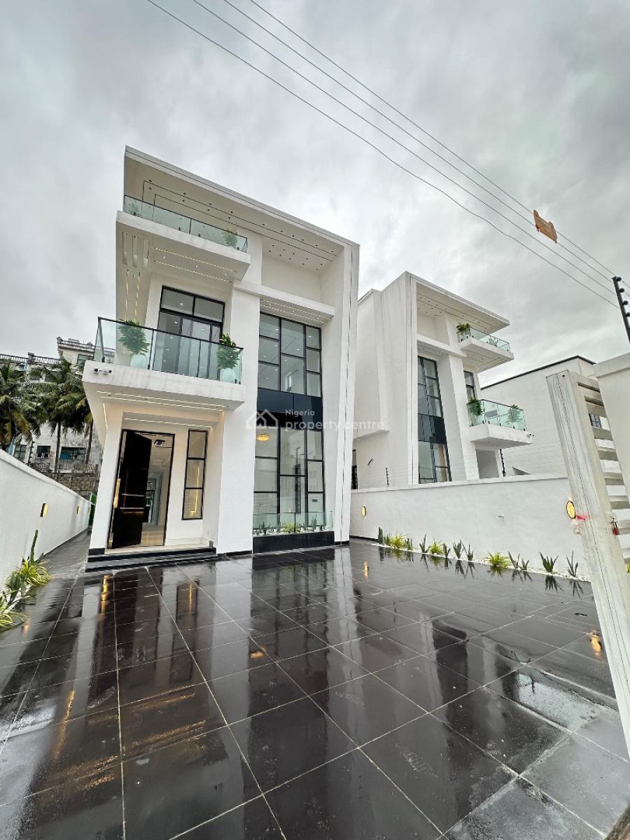 Clean Spacious 5 Bedroom Fully Detached Duplex with Bq and Pool, Chevron, Lekki, Lagos, Detached Duplex for Sale