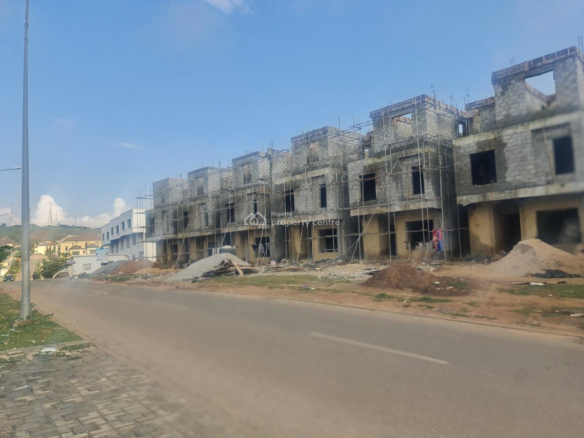 Luxurious 4-bedroom Fully Furnished Terrace Duplex with Bq, Close to Nnpc and Coza, Guzape District, Abuja, Terraced Duplex for Sale