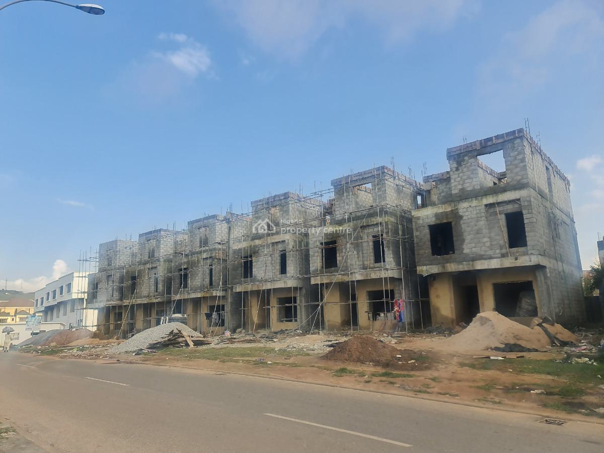 Luxurious 4-bedroom Fully Furnished Terrace Duplex with Bq, Close to Nnpc and Coza, Guzape District, Abuja, Terraced Duplex for Sale