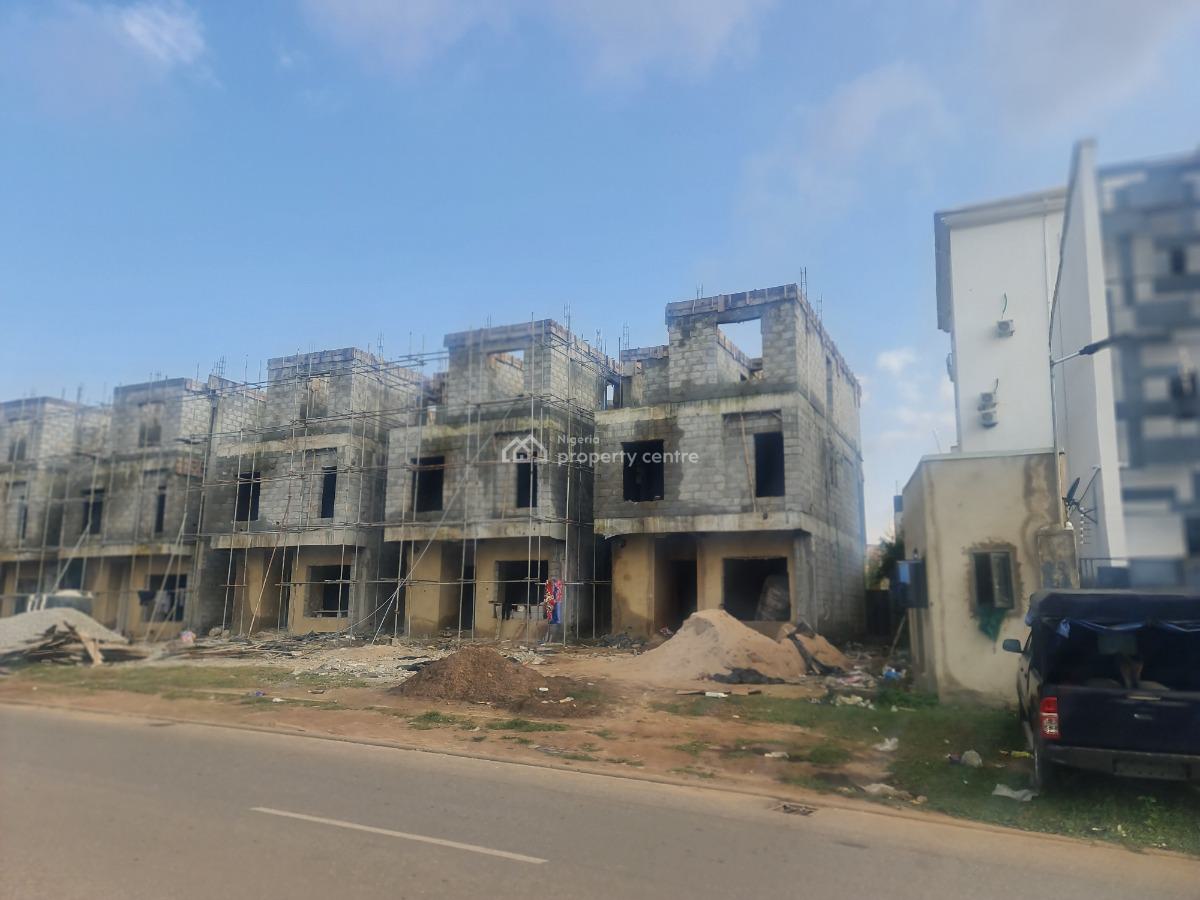 Luxurious 4-bedroom Fully Furnished Terrace Duplex with Bq, Close to Nnpc and Coza, Guzape District, Abuja, Terraced Duplex for Sale