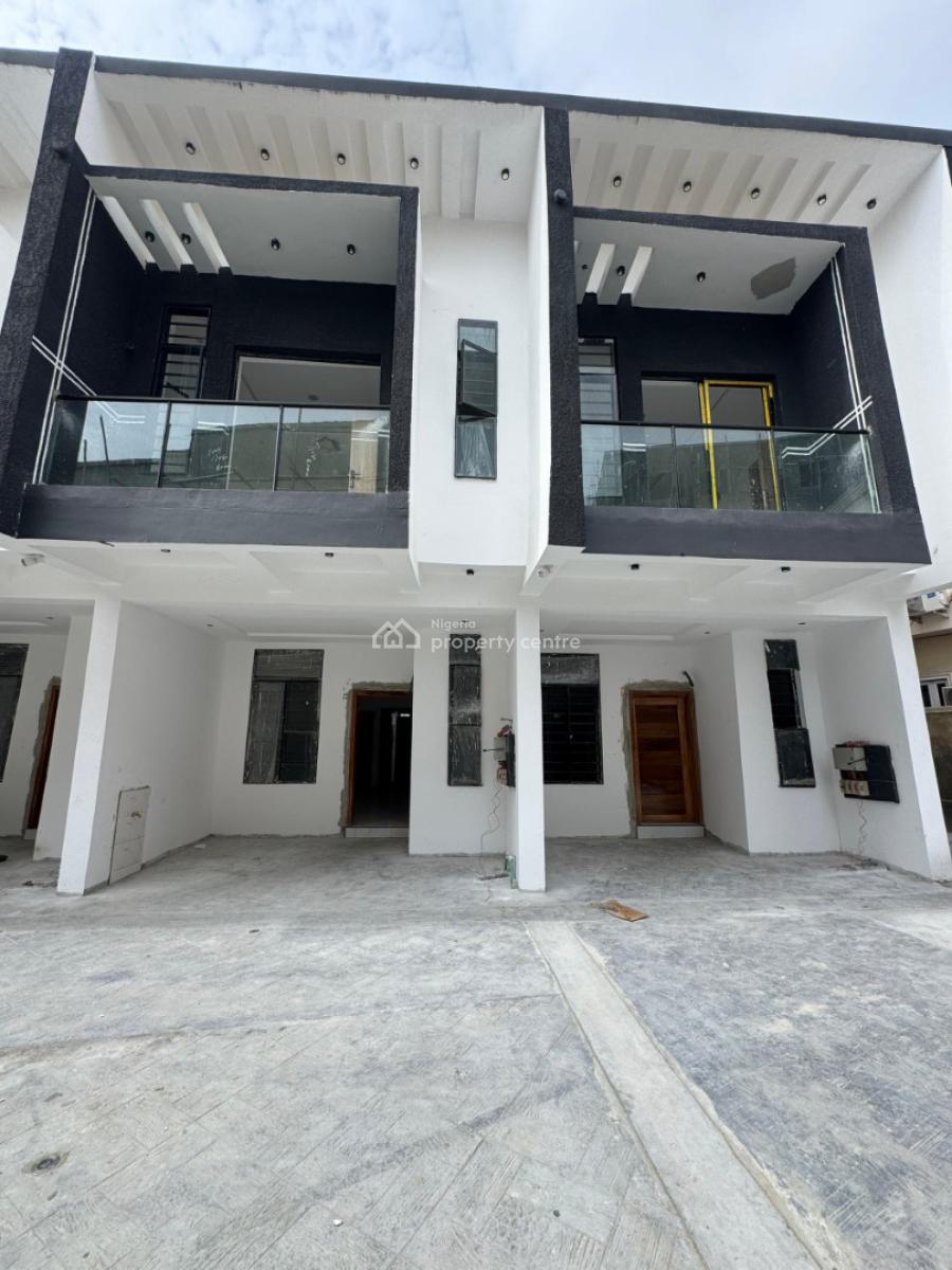 Newly Built 4-bedroom Terrace Duplex, Chevron, Lekki, Lagos, Terraced Duplex for Sale