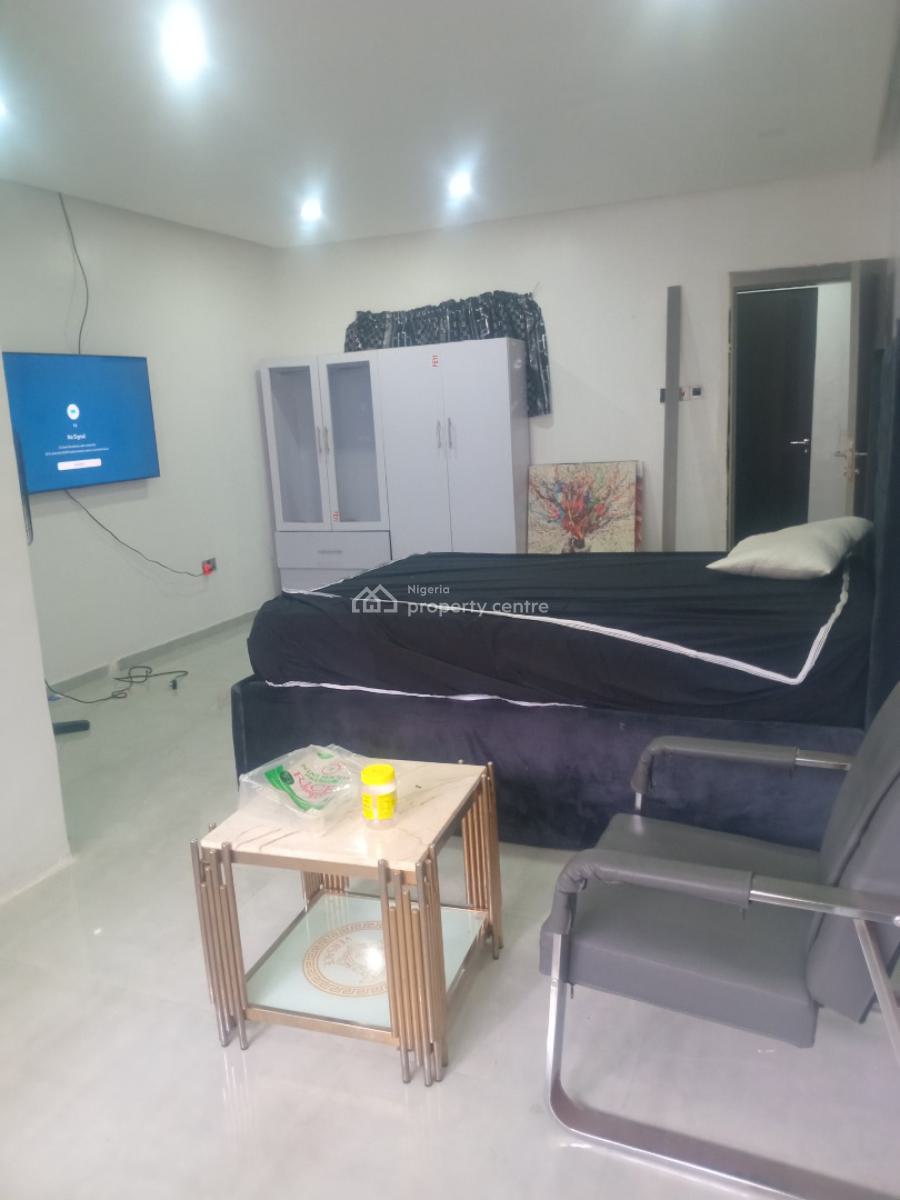 a Luxurious Furnished Apartment with Studio Kitchen and 24hours Light, Paradise 3 Estate Chevron Drive, Lekki, Lagos, Self Contain (single Rooms) for Rent