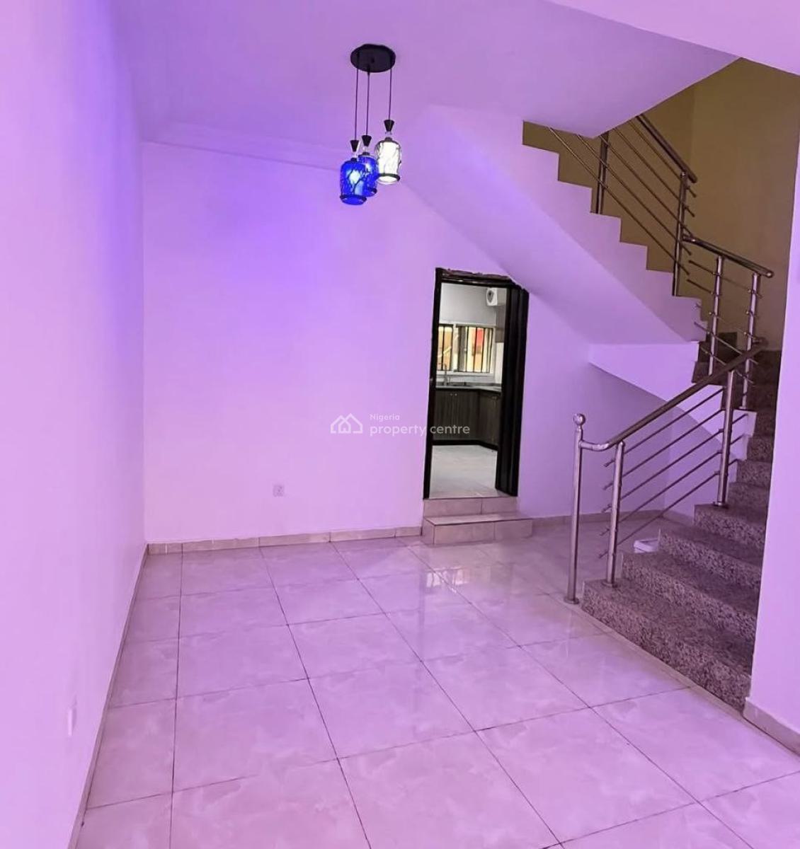 4 Bedrooms Terrace Duplex with a Bq, Guzape District, Abuja, Terraced Duplex for Rent