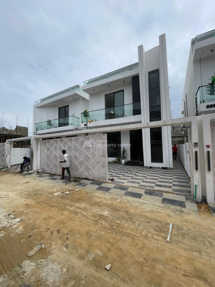 4 Bedrooms Fully-detached Duplex with Bq, 2nd Toll Gate, Lekki, Lagos, Detached Duplex for Sale